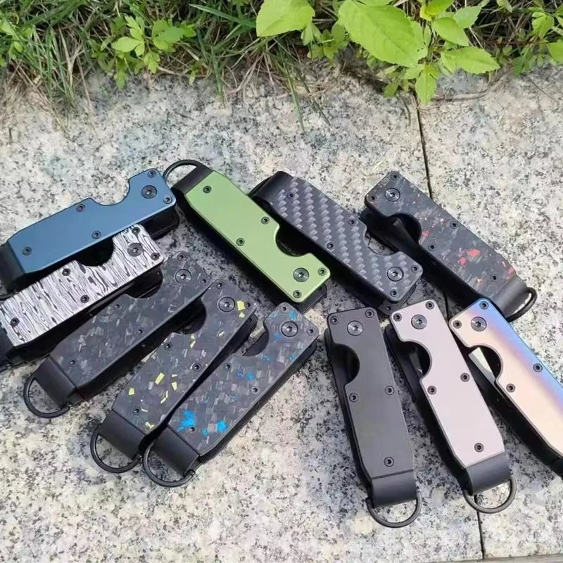 Key Organizer Compact Holder Metal Key Chain Minimalist key case holder for keychain Secures 1-5 Keys